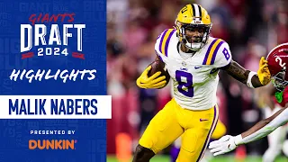 HIGHLIGHTS: Malik Nabers | Giants Draft | LSU Wide Receiver