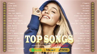 Ariana Grande, Ed Sheeran, Miley Cyrus, Selena Gomez, Dua Lipa - Top Songs 2023 - Billboard Hot 100