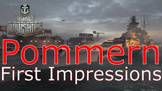 World of Warships- Pommern First Impressions