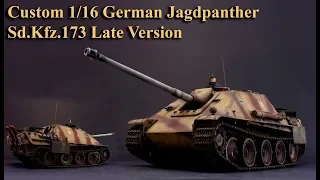 Custom German 1/16 Jagdpanther Late Version RC Tank