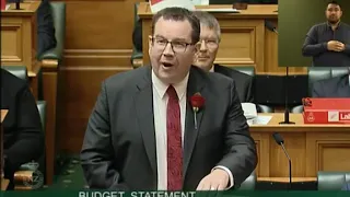 Grant Robertson's Budget Day 2018 speech