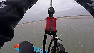 Storm Eleanor: Kitesurfing in de storm van 3 januari 2018 - 40/55 kn