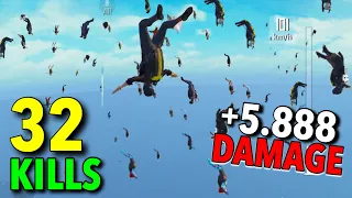 NEW WORLD RECORD 5888 DAMAGE!!! | 32 KILLS SOLO VS SQUAD | PUBG MOBILE