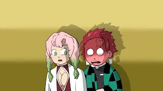 When Tanjiro and Mitsuri watching anime sus moment | demon slayer animation