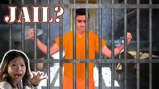 GOING TO JAIL PRANK ON OUR MOM!