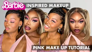 BARBIE INSPIRED MAKEUP | @KHADIJAHWITHAH X @ADENIKEDIANAJAMES | MAKEUP TUTORIAL