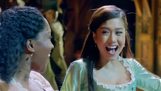 RACHELLE ANN GO singing in HAMILTON west end| schuyler sisters