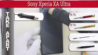 How to disassemble 📱 Sony Xperia XA Ultra F3211/F3212 Take apart Tutorial