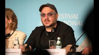 Пресс конференция Кирилла Серебренникова 19 мая на 75-ом Каннском кинофестивале.