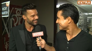 Ricky Martin Opens Up About Touring with His Twin Boys and More!