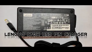 New Lenovo 20V 8.5a 170W USB LEGION 5 ThinkPad P52 Laptop Charger Unboxing Video by    @pcgadgets ​