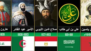 ترتيب أعظم و أقوى قادة الحروب و الجنرالات المسلمين و العرب في التاريخ الإسلامي