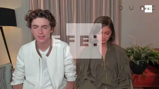 'Dune has both artistic and mass appeal' Timothée Chalamet and Zendaya Interview #dunemovie