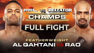 Abdullah Al Qahtani vs Edukondala Rao | PFL vs Bellator | Full Fight