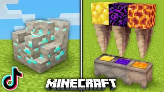 Testuje CLICKBAITOWE TRIKI z TIKTOKA w MINECRAFT! *niemożliwe*