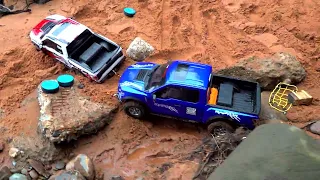 IF MARS HAD WATER - Dual Cargo Raptors - FORD & Traction Hobby 1/8 #ProudParenting | RC ADVENTURES