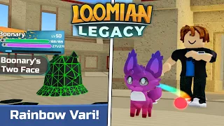 What Happens if Boonary CLONES a RAINBOW VARI? | Loomian Legacy Roblox