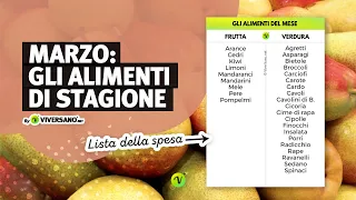 FRUTTA e VERDURA di Marzo: gli alimenti di stagione, spiegati dal nutrizionista || ViverSano.net