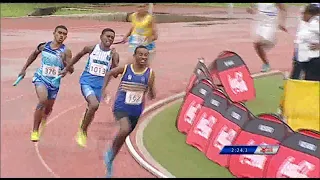 Coke games Jnr boys 4x400m finals 2018