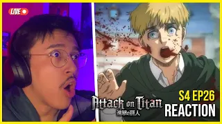 THIS EP IS NUTS ! Attack On Titan Final Season 4 Episode 26 REACTION! "Traitor" Shingeki no Kyojin