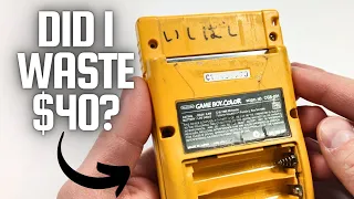 Restoring a "Junk" $40 Game Boy Color from eBay Auctions: Can It Be Fixed?