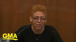 Girlfriend of Daunte Wright gives emotional testimony during manslaughter trial l GMA