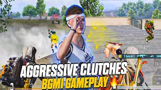 AGGRESSIVE CLUTCHES 🔥| BGMI GAMEPLAY | 4 FINGER CLAW | OnePlus,9R,9,8T,8,7T,7,6T,5,5T, Never settle