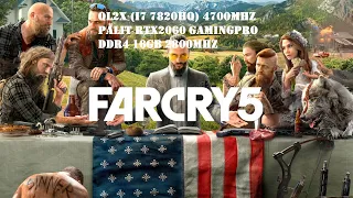 "Far Cry 5" QL2X (I7 7820hq)+RTX2060 Тест производительности