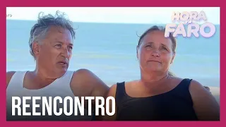 Casal que viaja pelo Brasil numa Kombi recebe surpresa no Hora do Faro