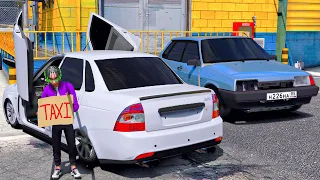 ОПЕРСКАЯ ЕЗДА В GTA 5 - ОПЕРСКОЕ ТАКСИ НА ВАЗ 21099 ОПЕР! СУЕТА ПО ГОРОДУ С ПАССАЖИРАМИ! 🌊ВОТЕР