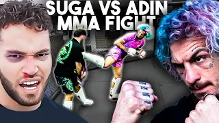 ADIN ROSS VS SUGA SEAN!? (MMA FIGHT..)