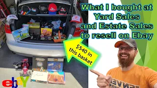 2 massive profit items found while at yard sales and estate sales! $9 into $540+ and $40 into $300+