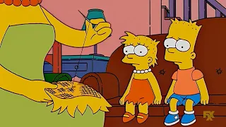 Marge cuts both Bart and Lisa's hair [The Simpsons ]