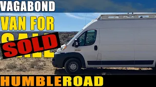Humble Road VAN FOR SALE! The Vagabond van is being offered for sale Contact info in the description