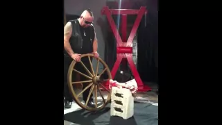 Steve Santini demonstrates "The Breaking Wheel"