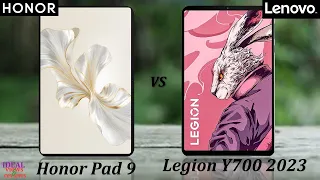 honor pad 9 vs lenovo Legion Y700 2023