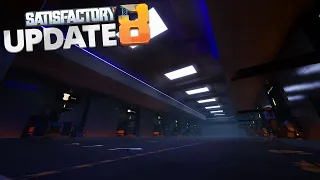 THIS MEGA FACTORY HAS THE COOLEST TRANSPORT HUB - Satisfactory Update 8 - Relaxing Gameplay Series