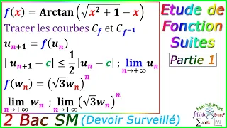 Etude de Fonction - Suites Numériques - 2 Bac SM - [Exercice 29]