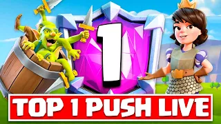 Pushing to Top #1 Live - Clash Royale