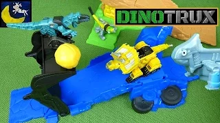 Dinotrux Toys! DINOTRUX Scrap & Smash Adventure Playset with Ace, Dozer, Ty, Ton Ton & More!