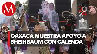 Claudia Sheinbaum continúa gira en Oaxaca