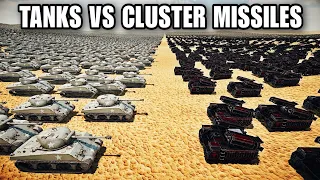 CLUSTER MISSILE SYSTEMS VS 50,000 WW2 TANKS | Ultimate Epic Battle Simulator 2 | UEBS 2