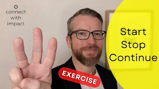 Three-step technique: Start, Stop, Continue