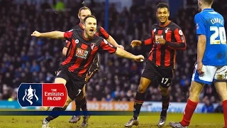 Portsmouth 1-2 Bournemouth - Emirates FA Cup 2015/16 (R4) | Goals & Highlights