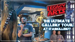 The Ultimate Gallery Tour at Starkiller77 with Legacy Arts Custom Dioramas STAR WARS Collection