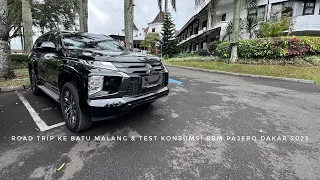 ROAD TRIP KE BATU MALANG & TEST KONSUMSI BBM PAJERO SPORT DAKAR 2023| BISA IRIT GAK?| POV-120