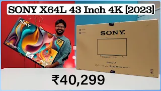 "📺 Sony Bravia X64L 43-Inch 4K Google TV Unboxing & Review - The Best of The Best! 🌟🙌