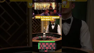 This is Drake's Biggest Win Ever! #drake #roulette #gambling #bigwin #biggestwin