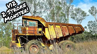 Will this 60yr OLD V12 2 STROKE Detroit Dump Truck START & DRIVE out of this Quarry?