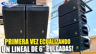 FUI A JUSTAR Y ECUALIZAR ESTE LINEAL MELO DE 6" CON SUB DE 18" | ASI QUEDO SONANDO | DIPER SOUND